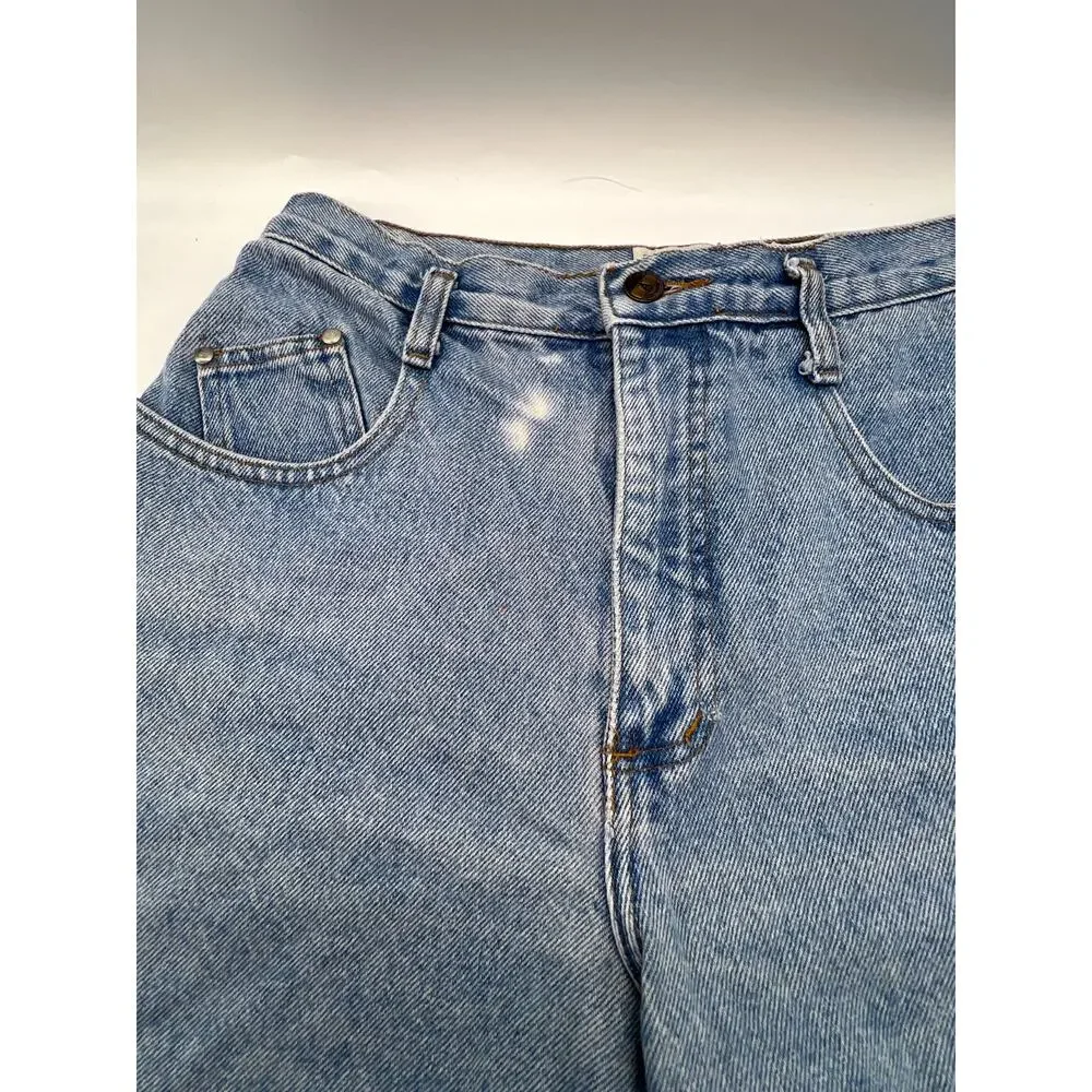 Vintage Arizona Jean Co‎ High Rise Denim Mom Shorts USA Made 11